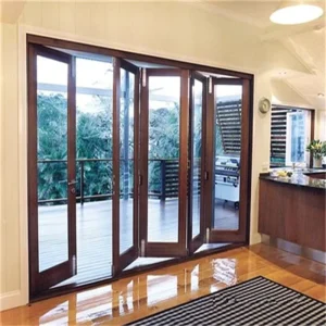Metal Folding Door Gate Aluminium Fold up Door