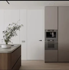 Minimalist Invisible Frameless Recessed Door