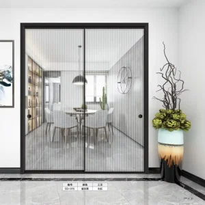 Minimalist Slim Frame Aluminum Sliding Door Panoramic View Narrow Frame Glass Patio Door for Luxury Villa Factory Price