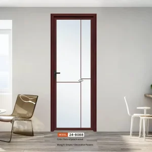 Minimalist Style Narrow Frame Glass Partition Mobile Sliding Door for Villa Mall Bathrooms Commercial Use Waterproof Smooth