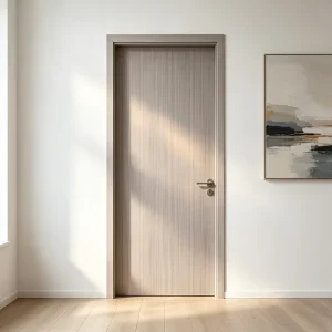 Minimalist Wooden Garage and Interior Doors Sound Insulation for Home Apartment Bedroom