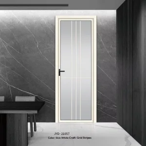 Modern Aluminum Alloy Bathroom Swing Door Soundproof Whole House Assembled Simple Composite Indoor 42 Swing Door