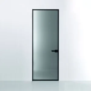 Modern Aluminum Alloy Glass Interior Swing Door for Bathrooms, Kitchens, Living Rooms, Villas, and Bedrooms