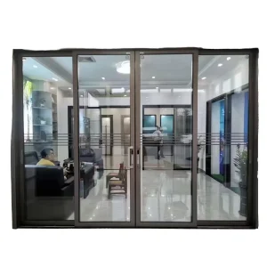 Modern Aluminum Alloy Glass Single-Layer Sliding Door
