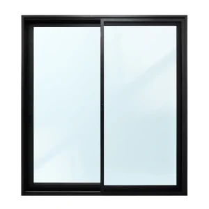 Modern Aluminum Alloy Sliding Door Slim Frame Tempered Glass for Apartment Mall & Hall Partition