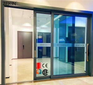 Modern Aluminum Alloy Sliding Doors with AS2047 Certification and Soundproof Design for Home or Office