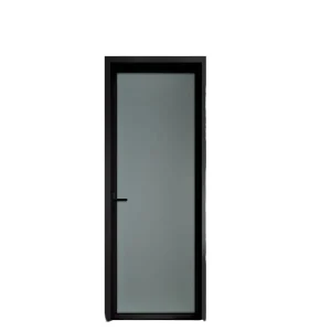 Modern Aluminum Alloy Thermal Insulation Side-Opening Glass Door for Warehouse and Laundry Interior Use