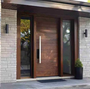 Modern Aluminum Alloy Waterproof Villa Exterior Security Front Door
