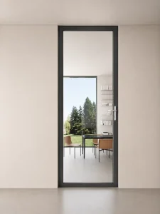 Modern Aluminum Entrance Door Thermal Break Low-E Double Glazing Swing Door for Living Room or Hotel