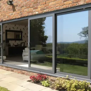 Modern Aluminum Heavy Duty Sliding Door with Large Opening Design for Contemporary Villas