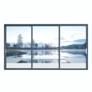 Modern Aluminum Narrow Frame Partition Slide-Telescopic System Glass Sliding Doors for Interior and Hospital Use