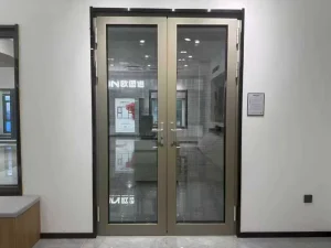 Modern Aluminum Sliding Door with Hardware and Triple-Reinforced Frame