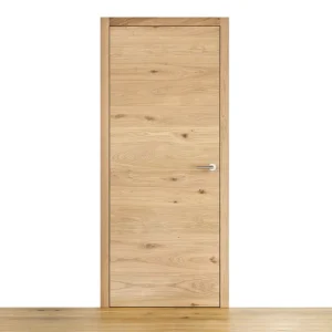 Modern American Minimalist Solid Wood Ecological Bedroom Door Melamine Finish Prehung Interior Doors in Contemporary Style