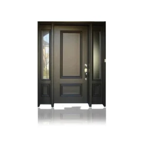 Modern American-Style Solid Wood Front Entry Door for Villas and Houses