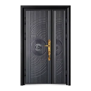 Modern Anti-Theft Metal Entrance Security Door for Villa