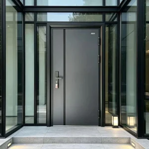 Modern Anti-Theft Stainless Steel Security Entrance Door for Villa and Household Outdoor Use