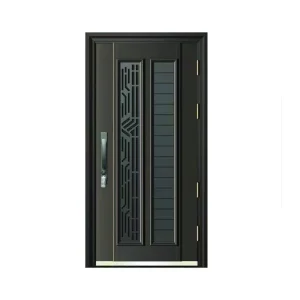 Modern Anti-Theft Steel Security Entrance Door for Villas and Homes