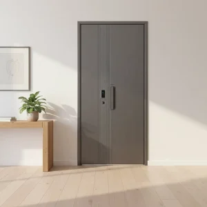 Modern Anti-Theft Swing Steel Entry Door for Apartment and Villa