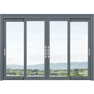 Modern Anti-Theft Villa Apartment Aluminum Alloy Sliding Door Double Glazing Tempered Glass Soundproof for Balcony Living Room