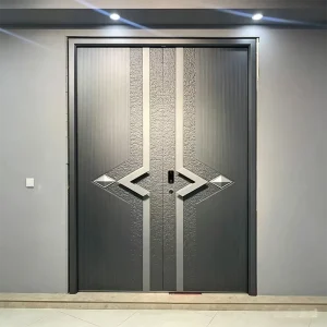 Modern Cast Aluminum Alloy Anti-Theft Sound-Insulated Entry Doors for Houses