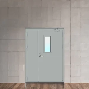 Modern Commercial Exterior Fireproof Steel Security Door
