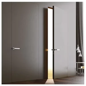 Modern Commercial Frameless Interior Flush Concealed Solid Wood Bedroom Secret Door