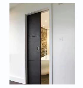 Modern Composite Sliding Pocket Door with Hardware Kit for Interior Wooden Pocket Door System