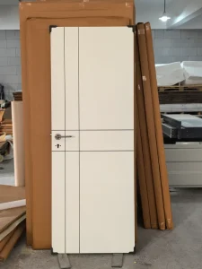 Modern Composite WPC Door China Manufacturer Waterproof PVC Sliding Bedroom ABS WPC Skin Door