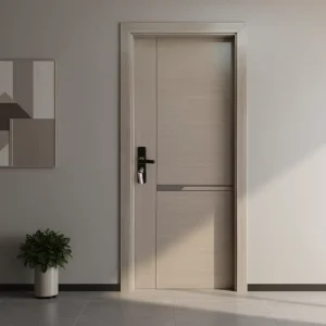 Modern Composite Wood Interior Doors, Waterproof and Easy Maintenance, for Bedroom Use