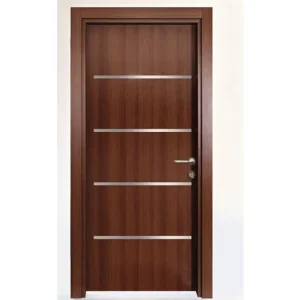Modern Composite Wooden Interior Doors Waterproof Soundproof CE Certified European Style for Apartment Bedroom Hotel School