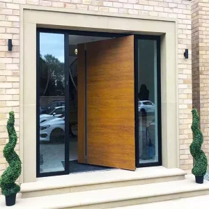 Modern Custom Pivot Entrance Door with Insulation Performance for Extreme Weather