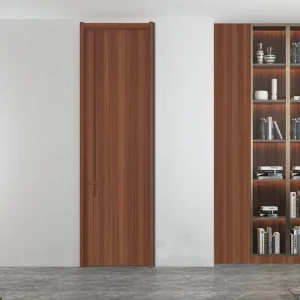 Modern Solid Wood Interior Room Door, Minimalist Design, Bedroom and Living Room, Apartment Renovation