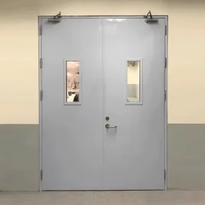 Modern Custom Steel-Wooden Internal Fire-Resistant Door with Custom Colors
