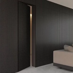 Modern Design Frameless Invisible Door Oak Matte Painted Hidden Door