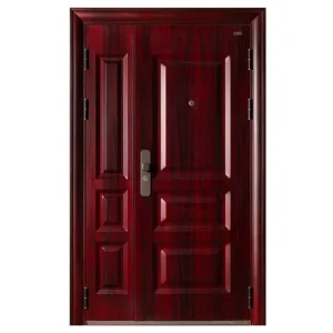 Modern Design Steel Security Door for Villa House Entrance with Customized Color