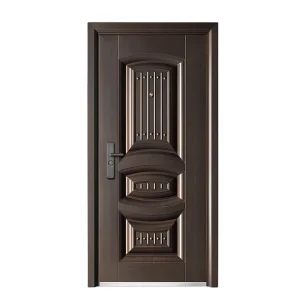 Modern Double Exterior Steel Security Entrance Door for Residential Houses