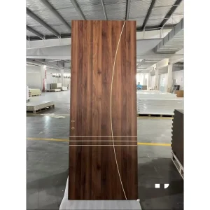 Modern Eco Paint-Free WPC Interior Door for Bedroom, Hotel & Apartment, Soundproof Fireproof Waterproof