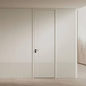Modern Finished Interior MDF Paint-Free Sound Insulation Doors for Villa Bathroom Bedroom and Living Room