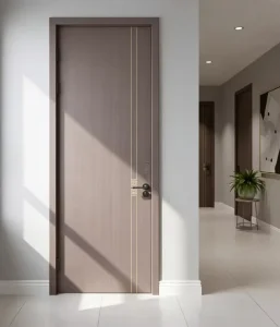 Modern Finished Moisture-Proof Composite Interior Door with Sound Insulation and Fireproofing