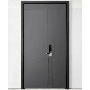 Modern Fireproof Security Door with Sound Insulation for Hotels and Commercial Buildings