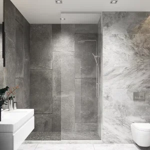 Modern Framed Tempered Glass Bathroom Shower Door with Folding Opening Style for Hotels
