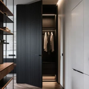 Modern Frameless Invisible Interior Doors with Hidden Frame for Villa and Study