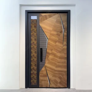 Modern Front Entry Aluminum Villa Pivot Sound-Insulated Residential Security Door