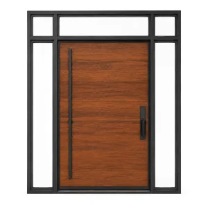Modern Full Aluminum Entrance Door with Thermal Break for Villa Residential Projects