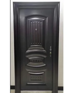 Modern Galvanized Steel and Iron-Clad Interior Polymer Security Door