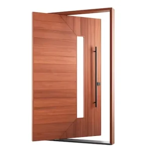 Modern Heavy Duty Wooden Pivot Entrance Door for House