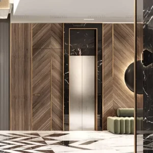 Modern Hidden Door Interior Flush Frameless Door Steel Solid Wood House Swing Aluminum Other Wooden Invisible Interior Door