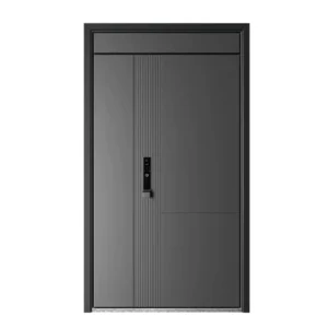 Modern House Main Villa Steel Entrance Security Doors Finished Surface Anti-Theft Side Opening Factory Direct