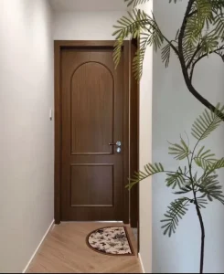 Modern INS Style Composite Door Solid Wood Finish Bedroom
