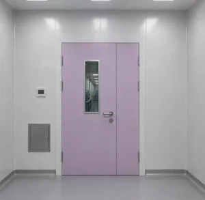 Modern Industrial Medical Hygienic Door Well Sealed Stainless Steel Finished Commercial Interior Pharma Cleanroom System